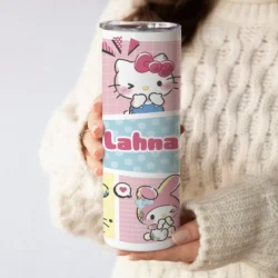 Tumbler 20oz Kawaii Besties by La Crafty House