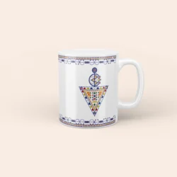 Mug 11oz - Boucle d'oreille Berbère Amazigh - poster video - by La Crafty House