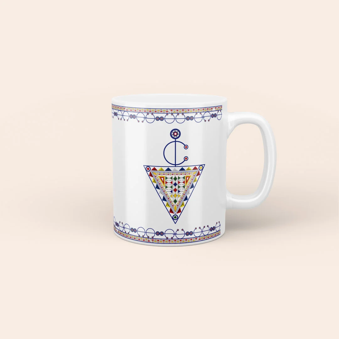 Mug 11oz - Broche Berbère Amazigh - poster video - by La Crafty House