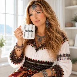 Mug 11oz - Tapisserie Berbère Amazigh by La Crafty House