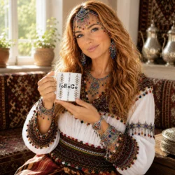 Mug 11oz - Tapisserie Berbère Amazigh by La Crafty House