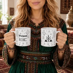 Mug 11oz - Tatouages Berbères by La Crafty House