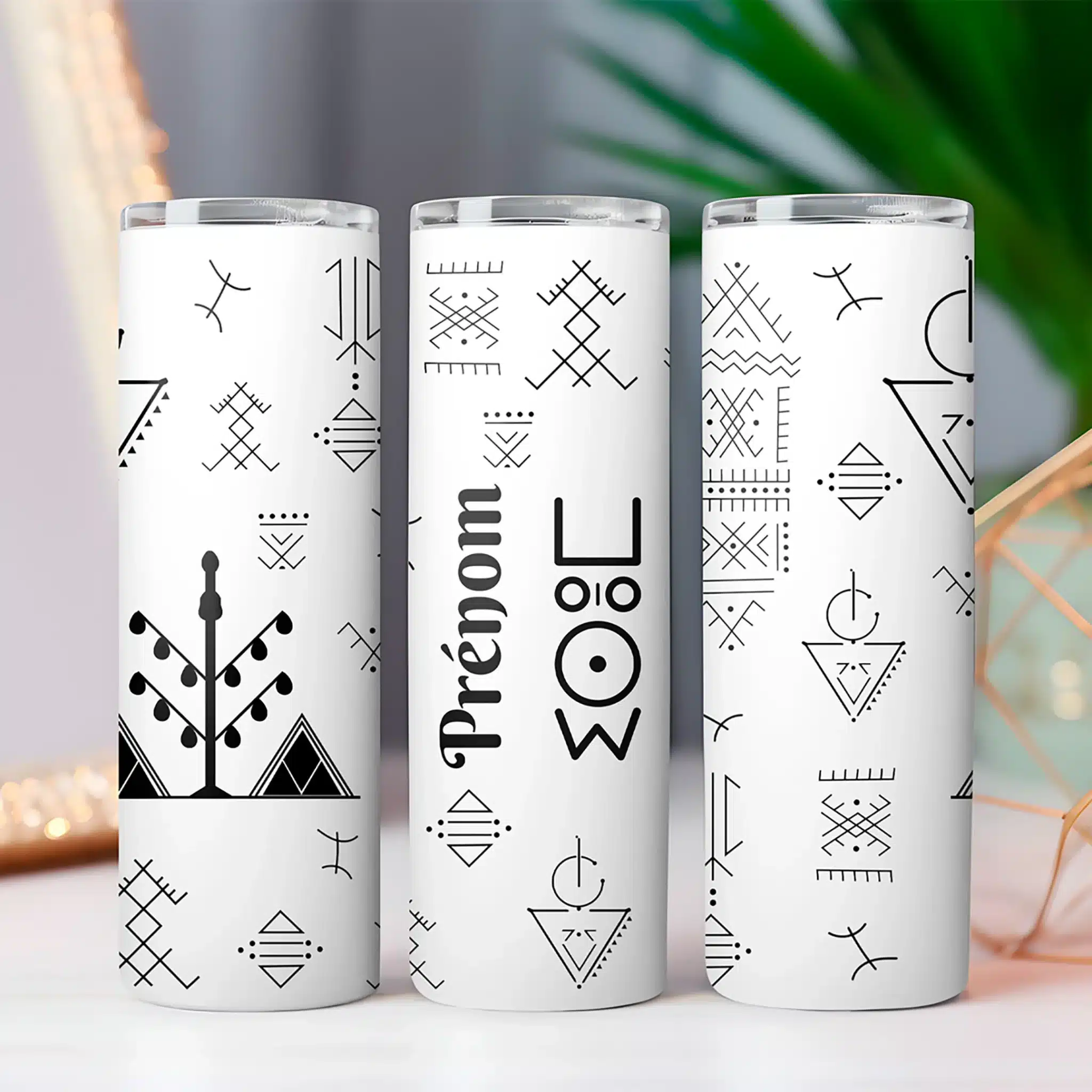 Tumbler 20oz – Tatouages Berbères - by La Crafty House