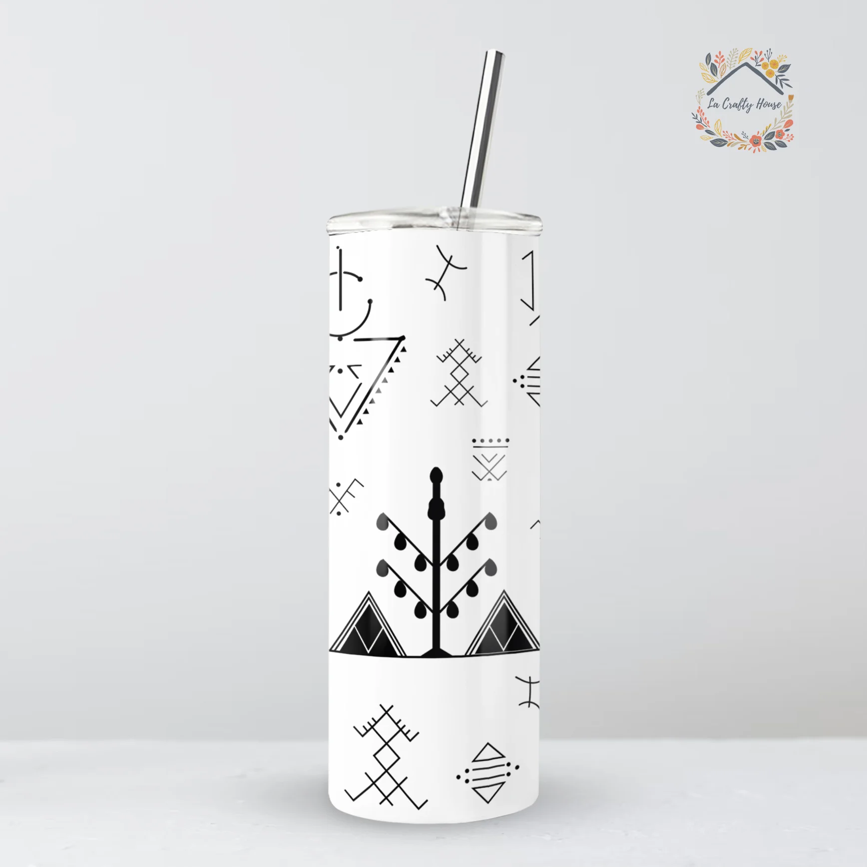 Tumbler 20oz – Tatouages Berbères by La Crafty House