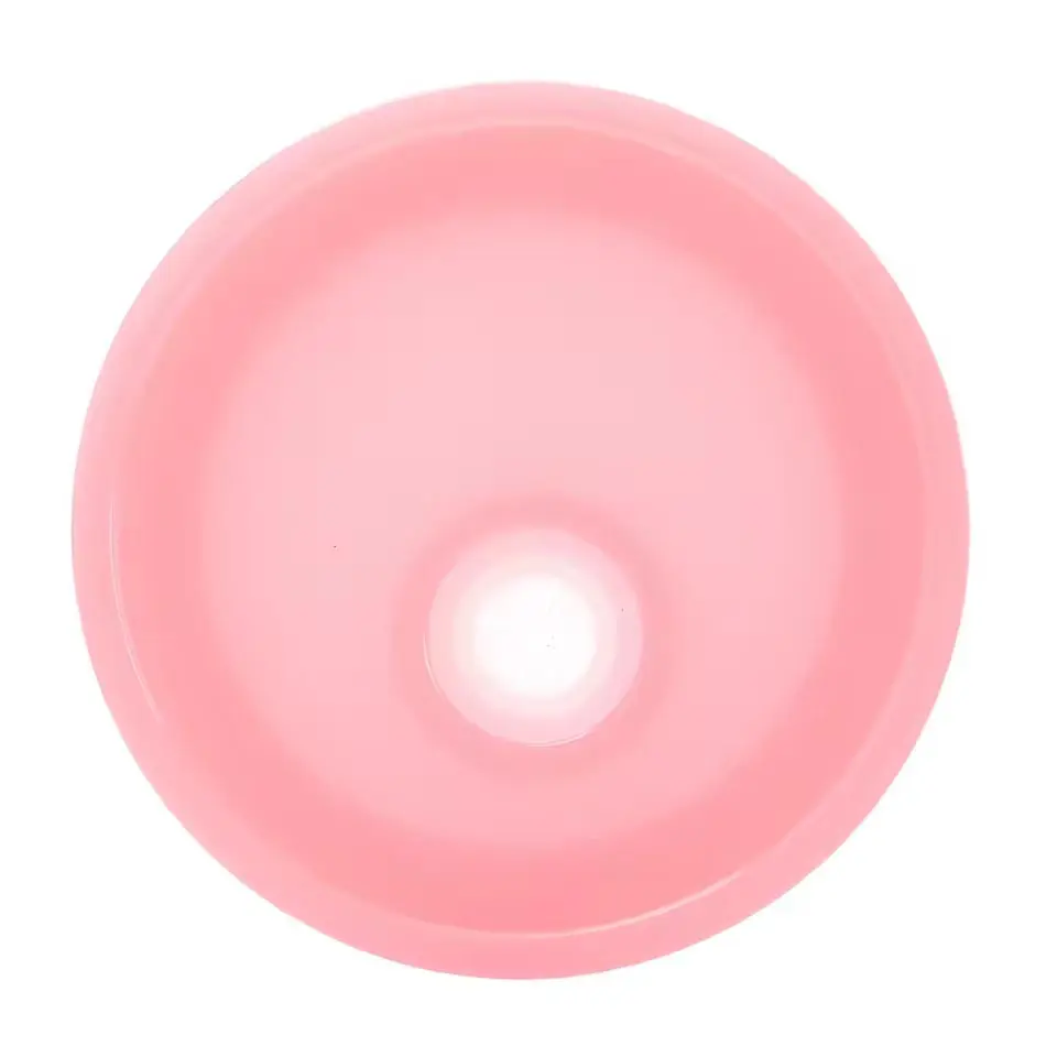 Accessoires - Couvercle pour Glass Can rose by La Crafty House