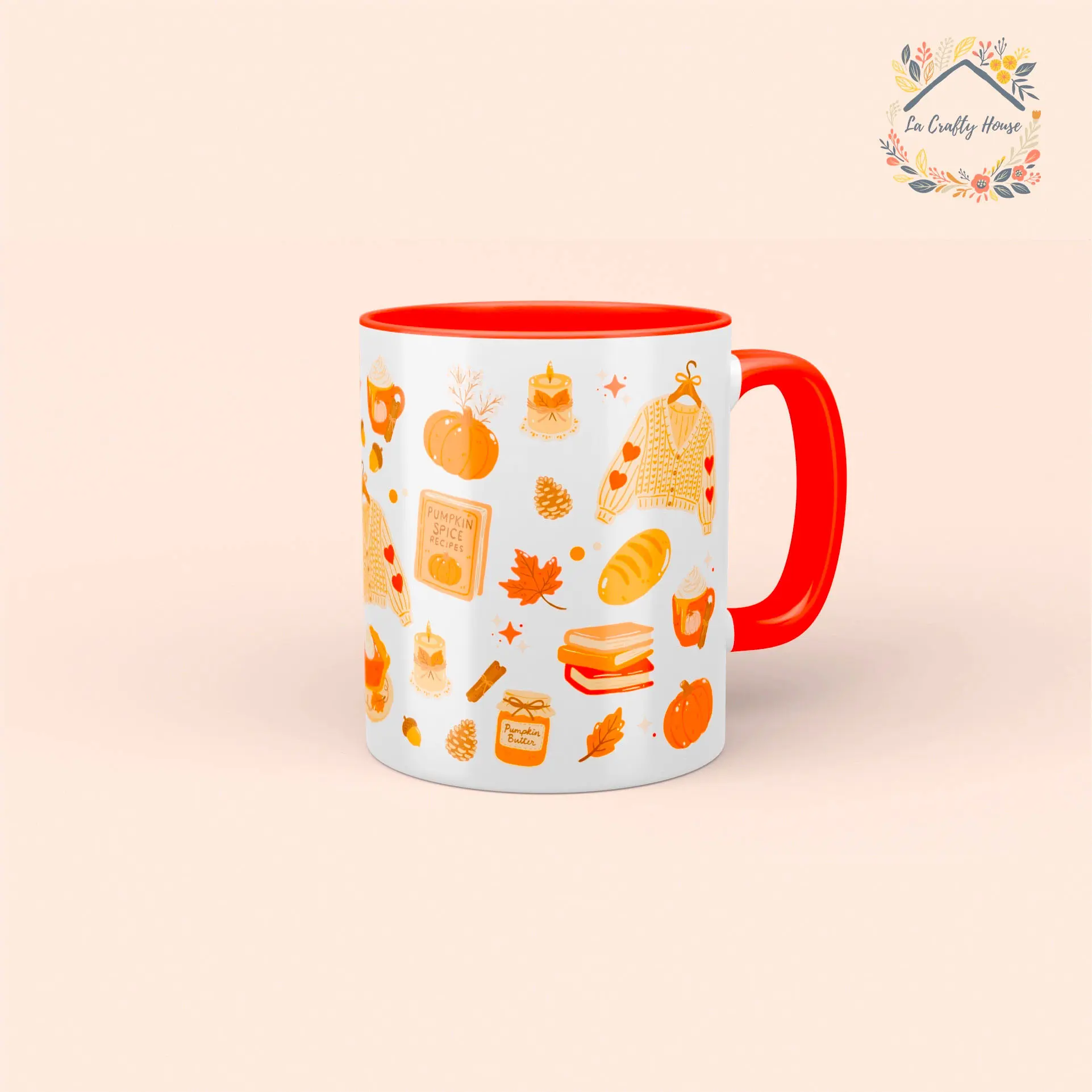 Mug 11oz Douceurs d’automne Cosy V1 by La Crafty House