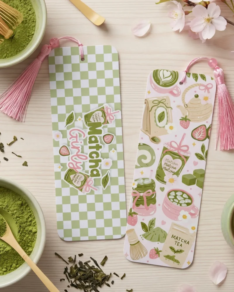 Marque-page Matcha Girly by La Crafty House