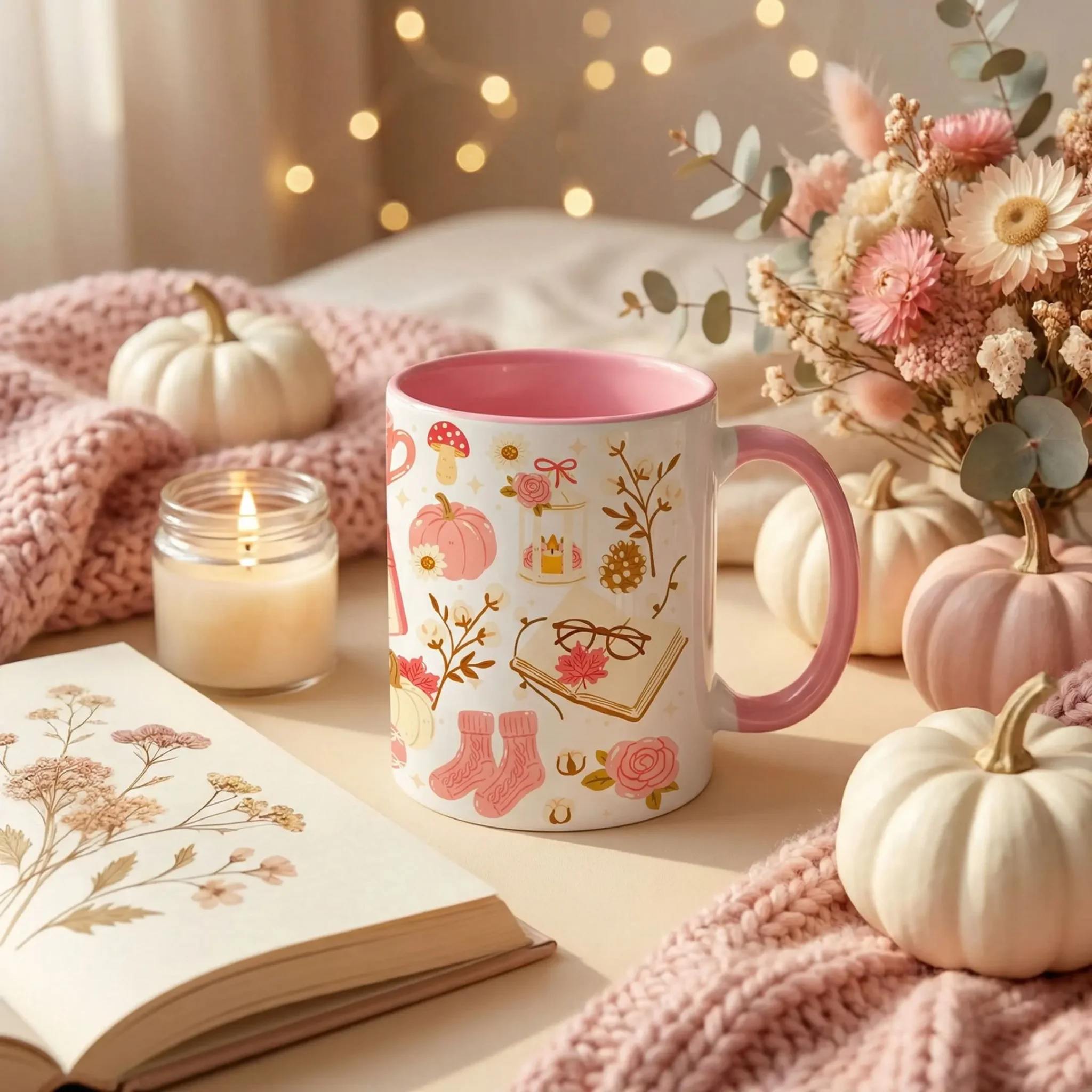 Mug 11oz Autumn Cocooning by La Crafty House