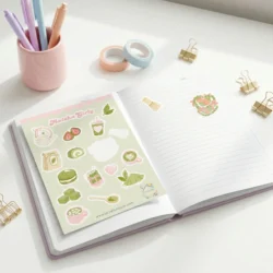 Planche de stickers Matcha Girly by La Crafty House