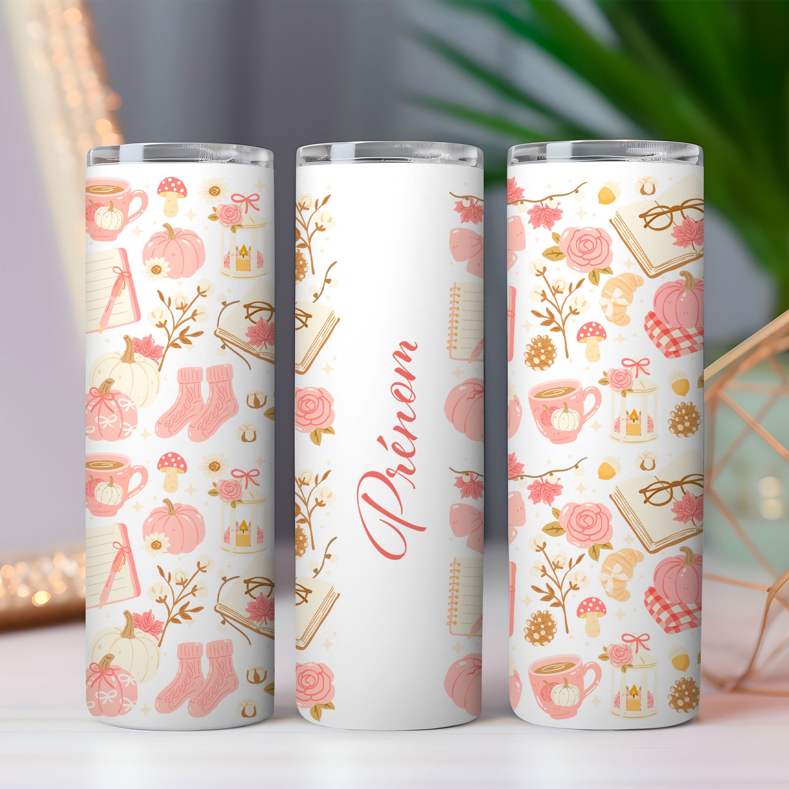 Tumbler 20oz Autumn Cocooning by La Crafty House
