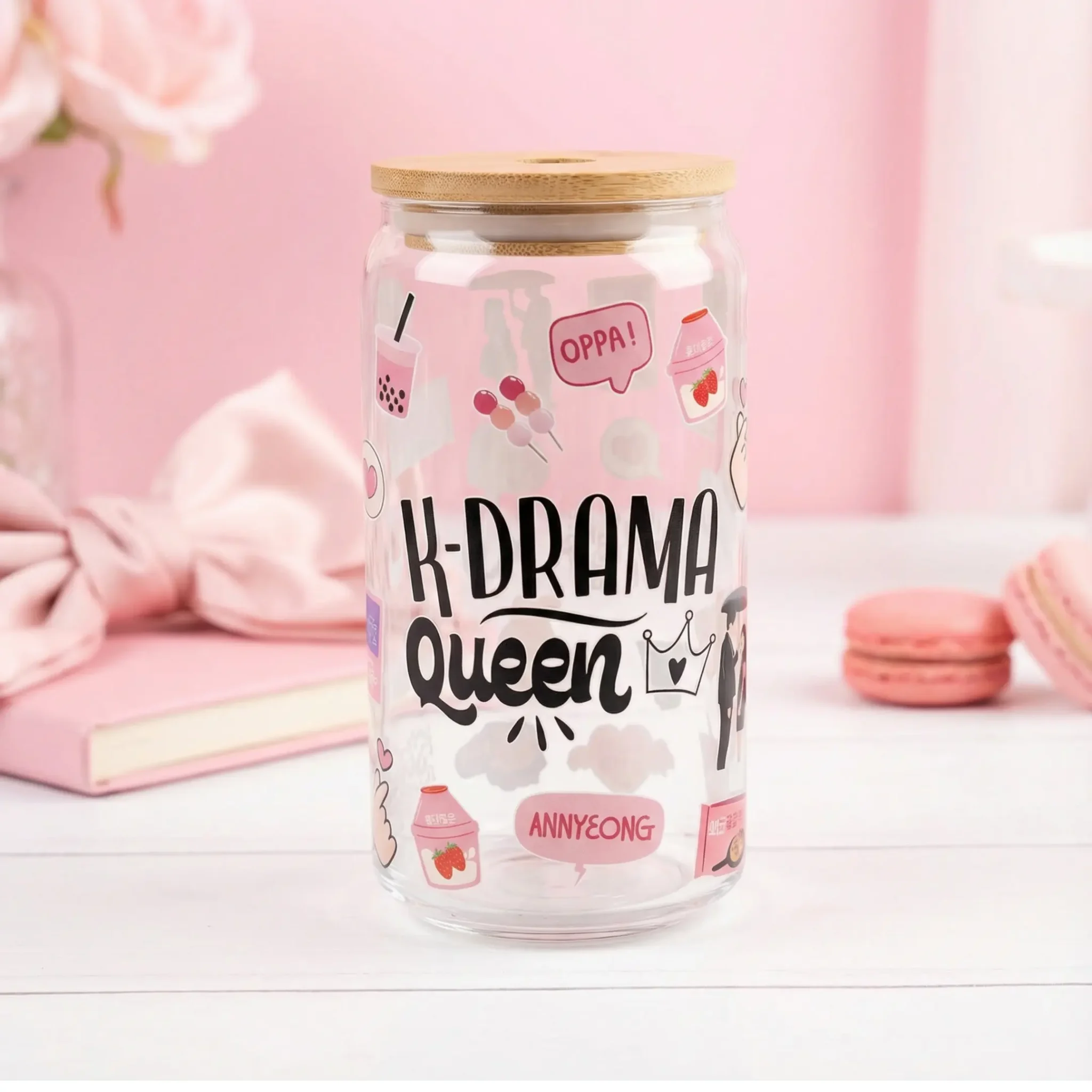 Gobelet canette - K-Drama Queen by La Crafty House