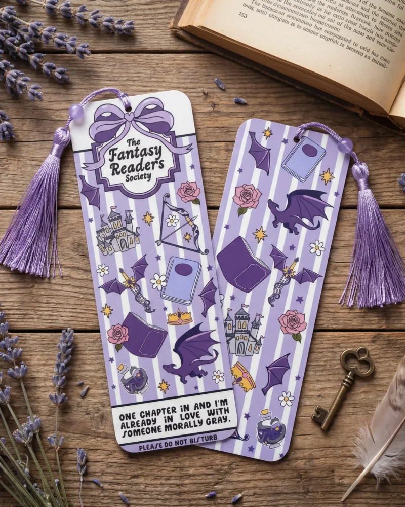 Marque-page Fantasy Readers Society by La Crafty House