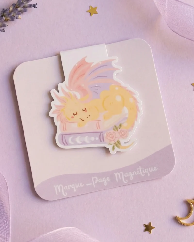 Marque-page magnétique Dragon Céleste by La Crafty House