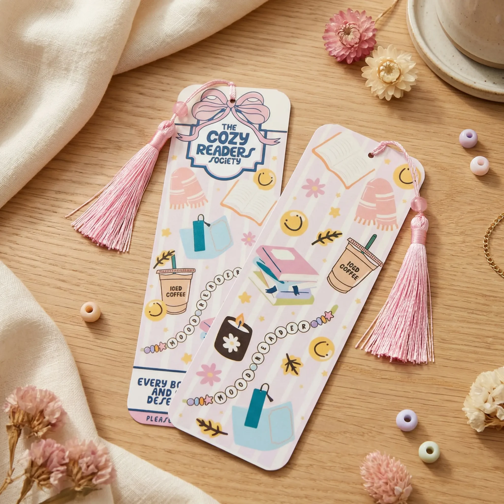 Marque-page The Cozy Reader Society by La Crafty House