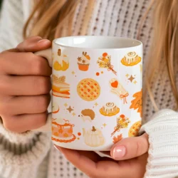 Mug 11oz Douceurs d’automne Cosy V2 by La Crafty House
