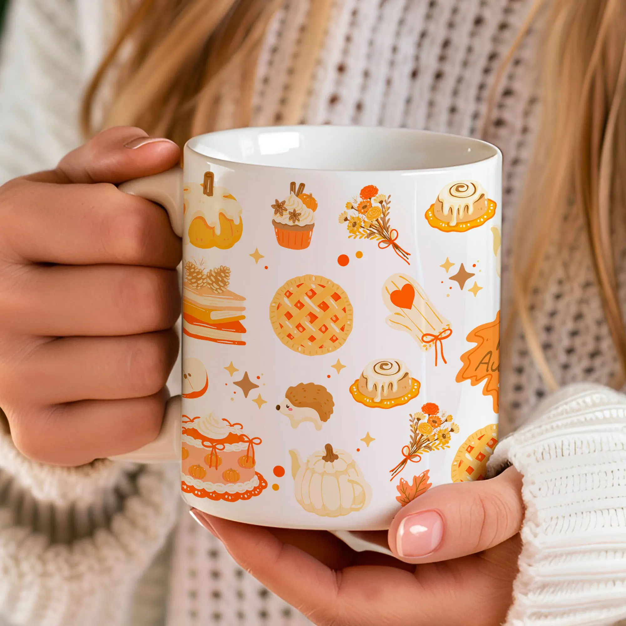 Mug 11oz Douceurs d’automne Cosy V2 by La Crafty House