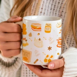 Mug 11oz Douceurs d’automne Cosy V3 by La Crafty House