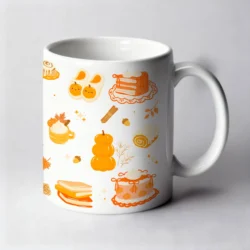 Mug 11oz Douceurs d’automne Cosy V3 Blanc by La Crafty House