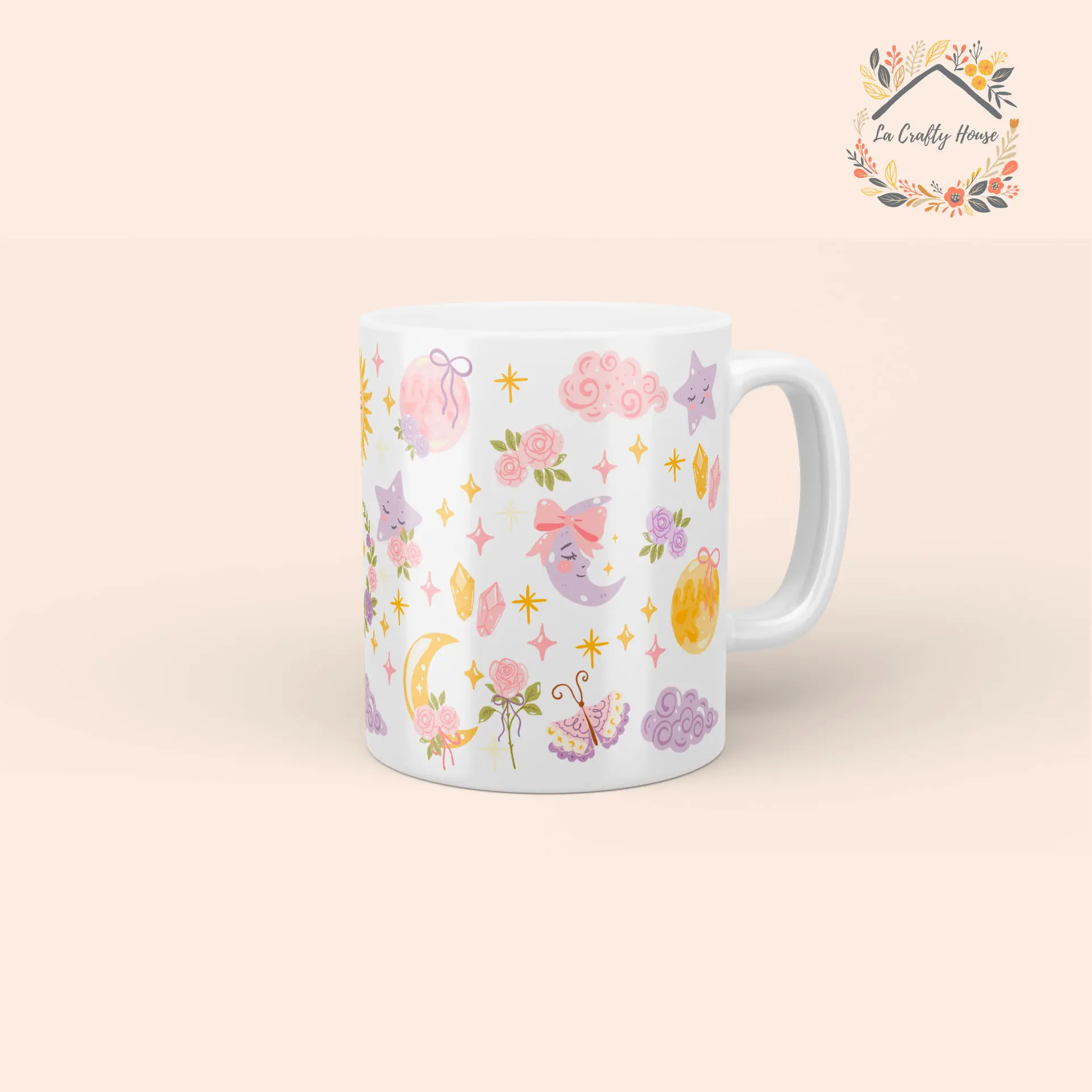 Mug 11oz Celeste Dreams by La Crafty House