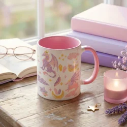 Mug 11oz Dragon Celeste by La Crafty House