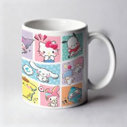 Mug 11oz Kawaii Besties - Blanc by La Crafty House