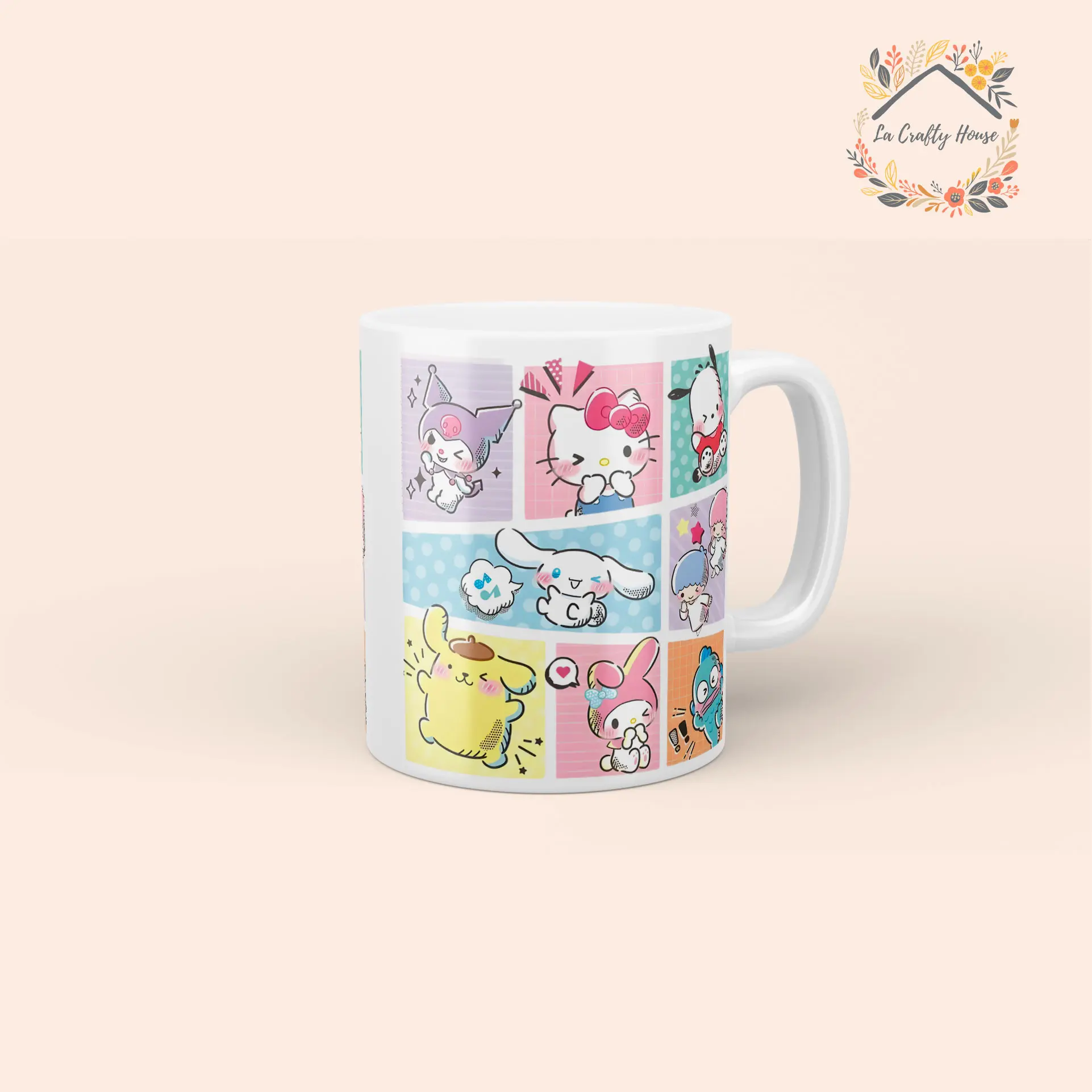 Mug 11oz Kawaii Besties poster video - by La Crafty House