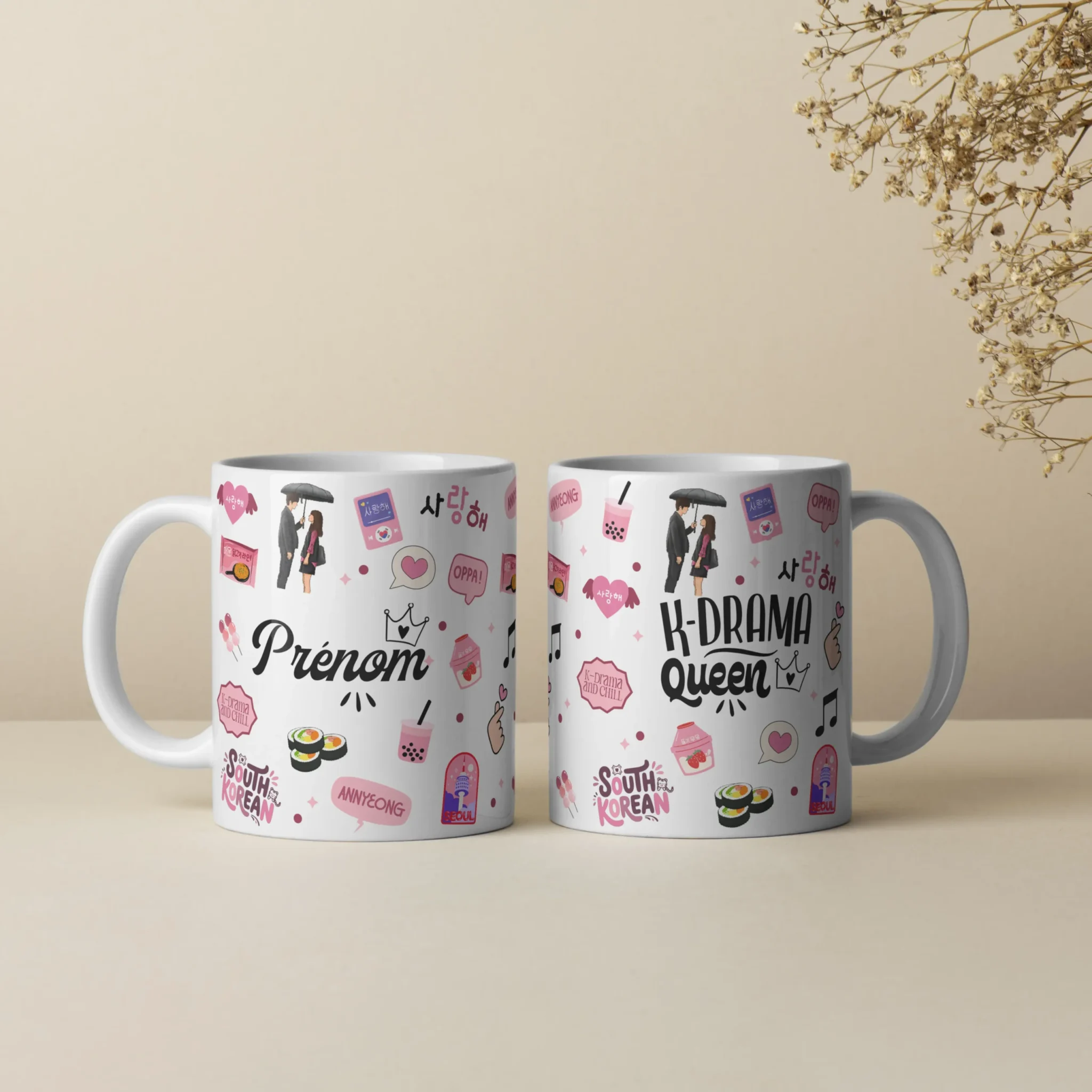 Mug 11oz K-Drama Queen by La Crafty House