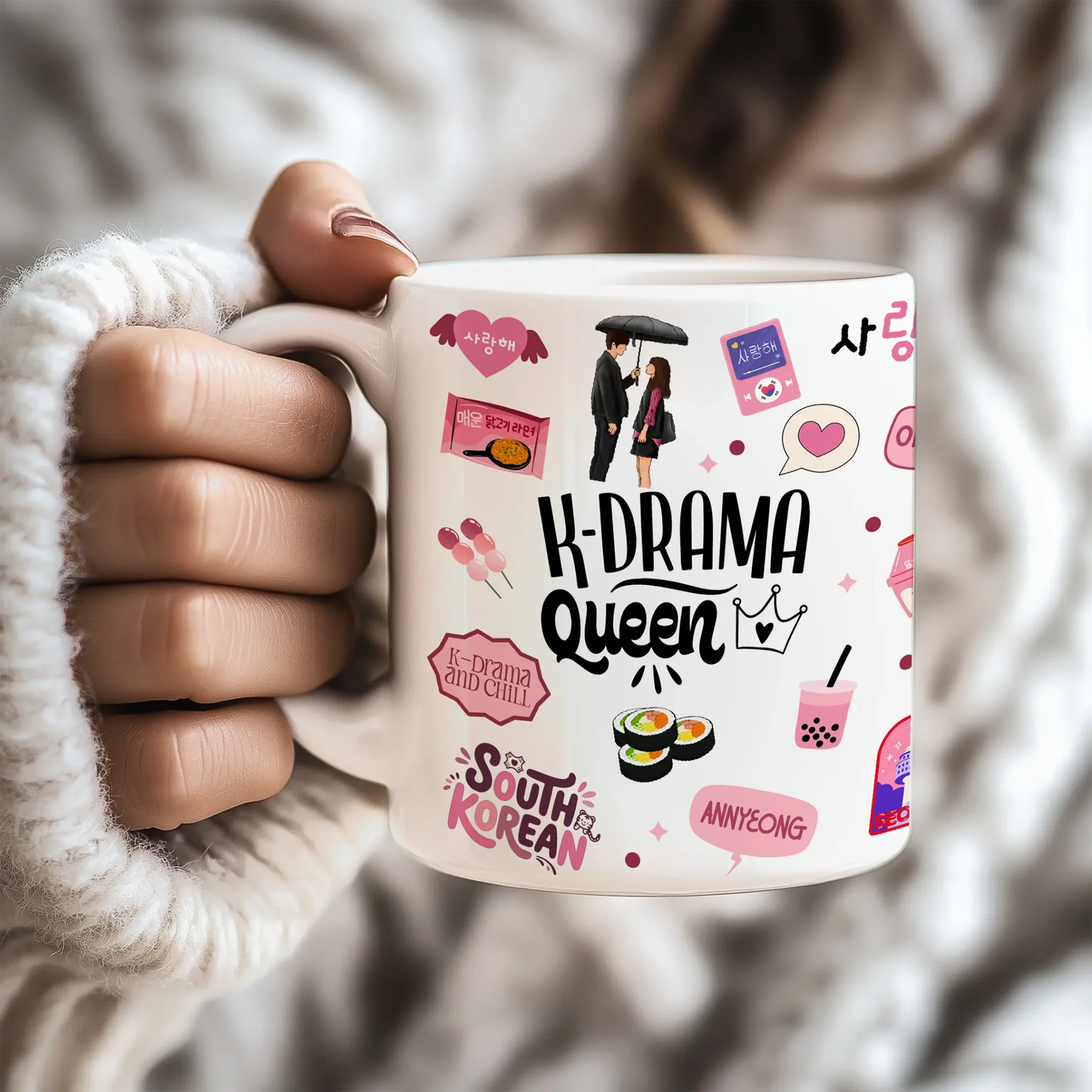 Mug 11oz K-Drama Queen by La Crafty House