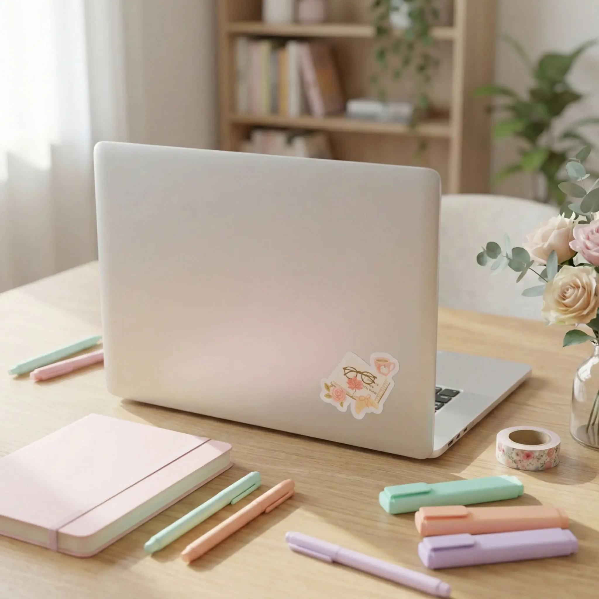 Sticker Automne Vibes Pinky by La Crafty House
