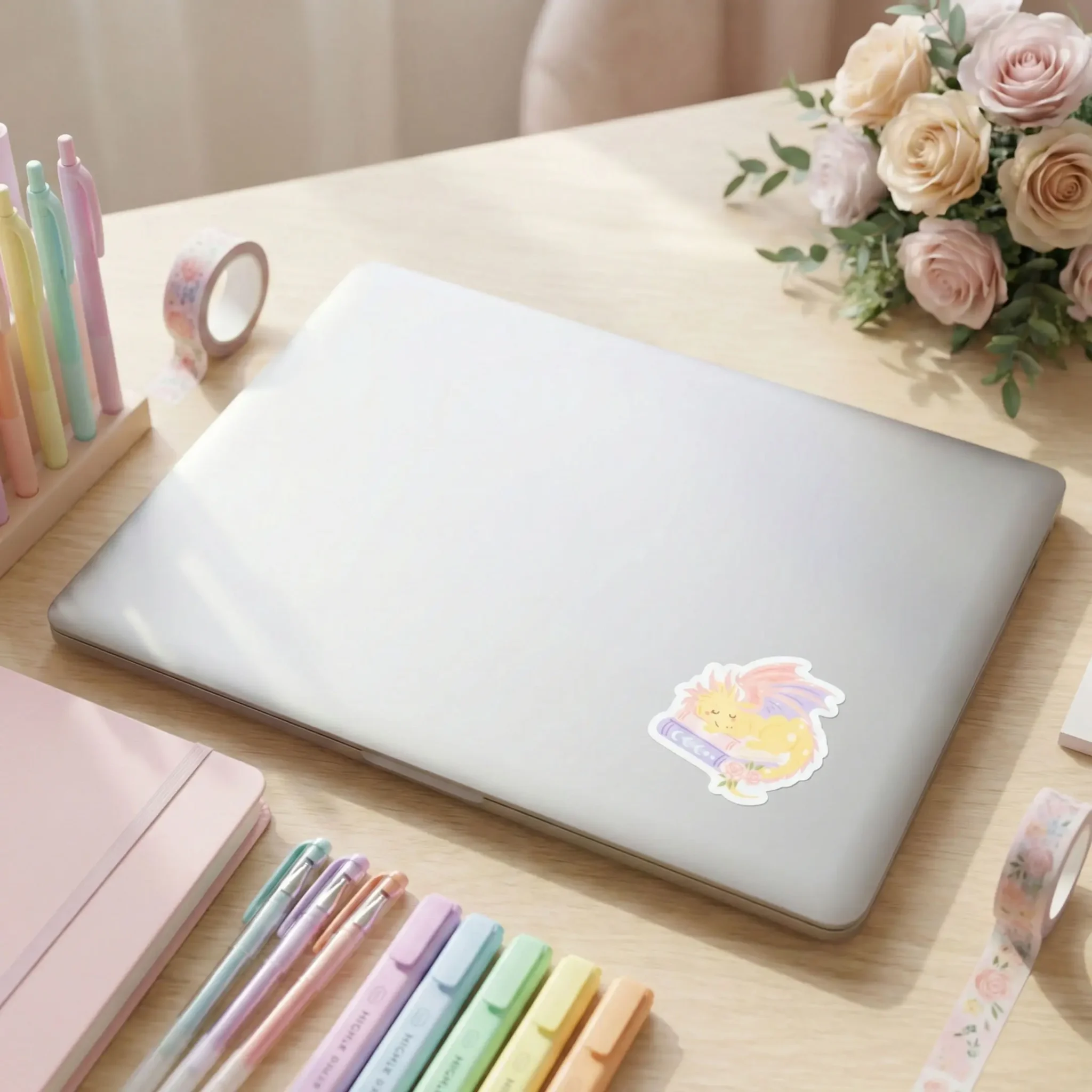 Sticker Dragon Céleste by La Crafty House