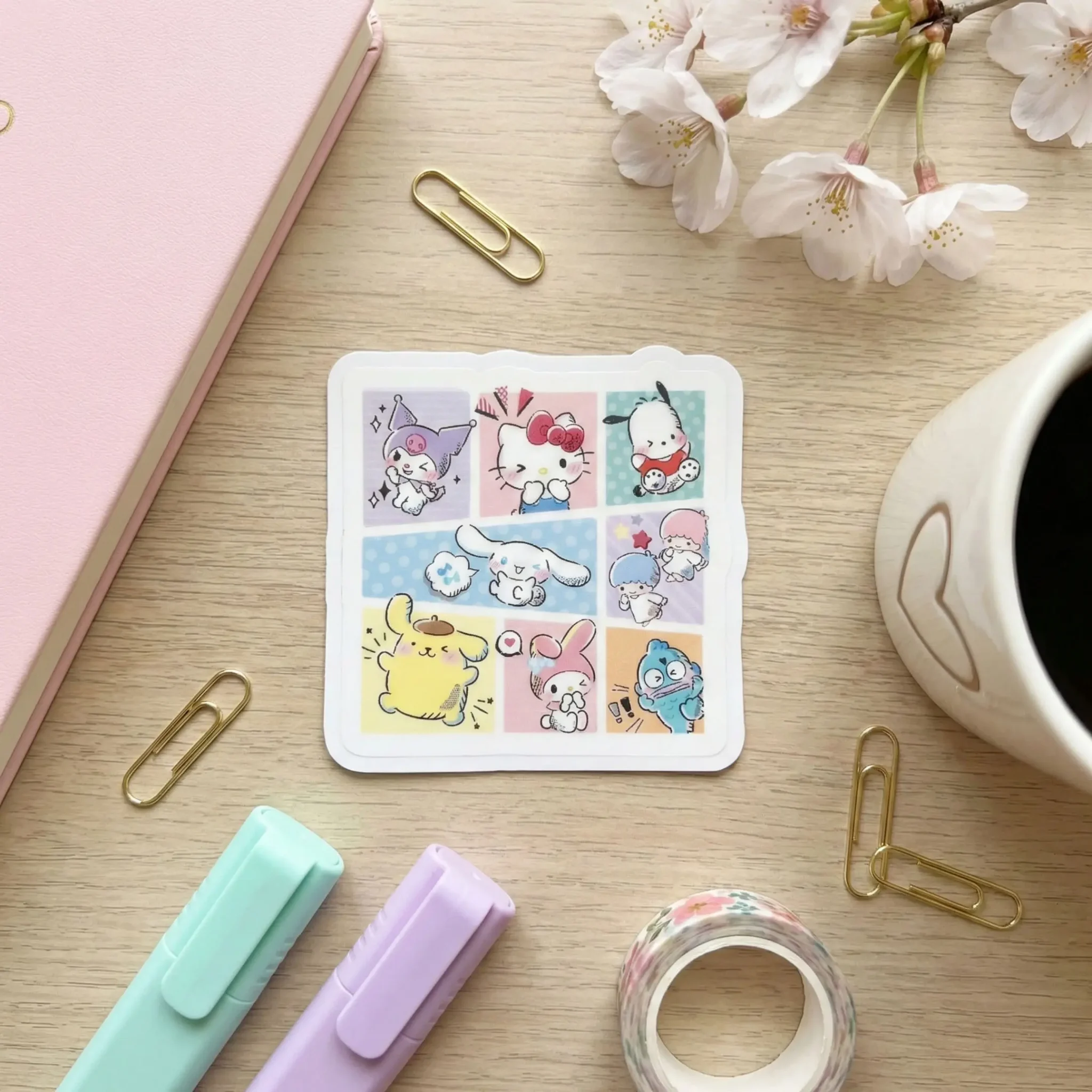 Sticker Kawaii Besties by La Crafty House