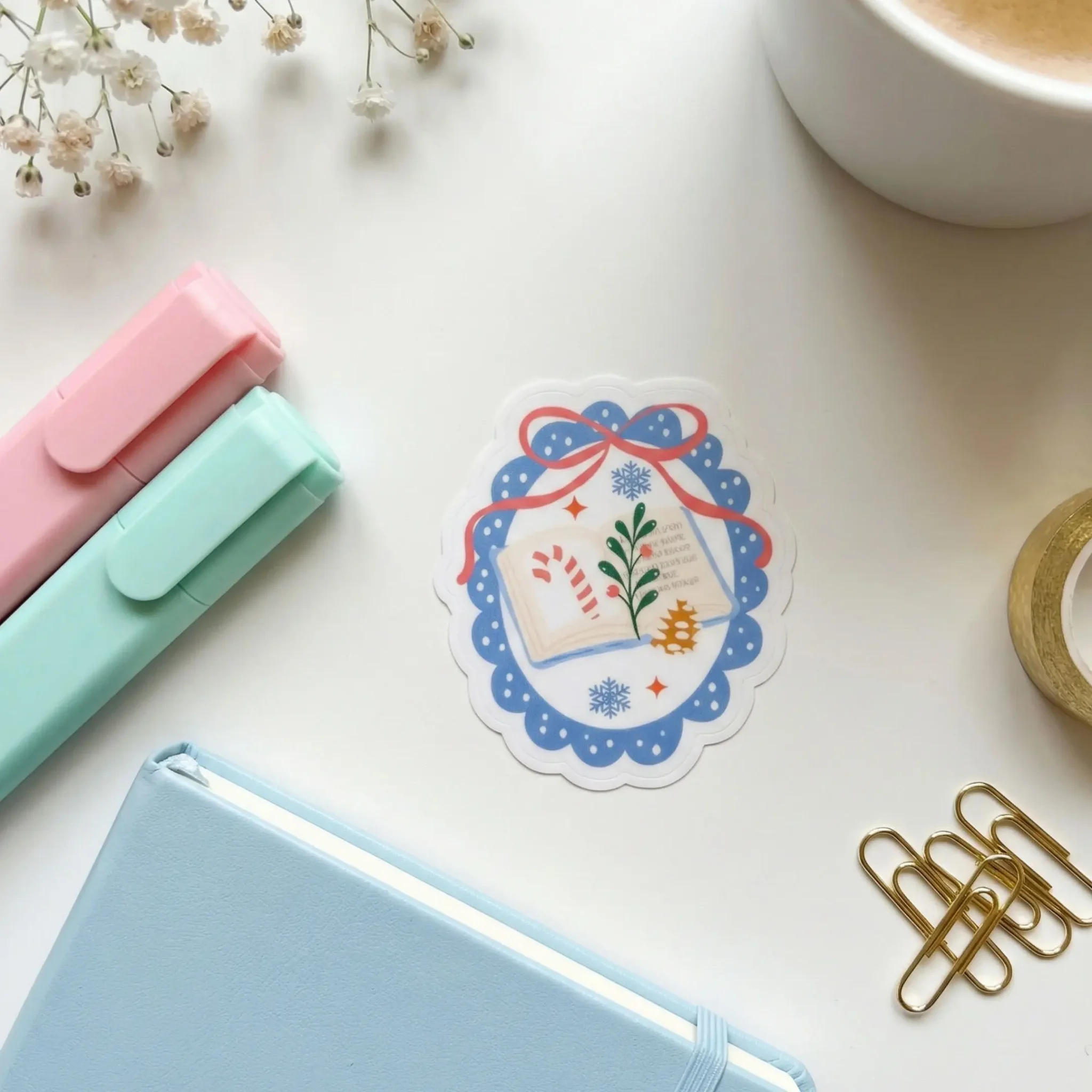 Sticker Winter Vibes by La Crafty House