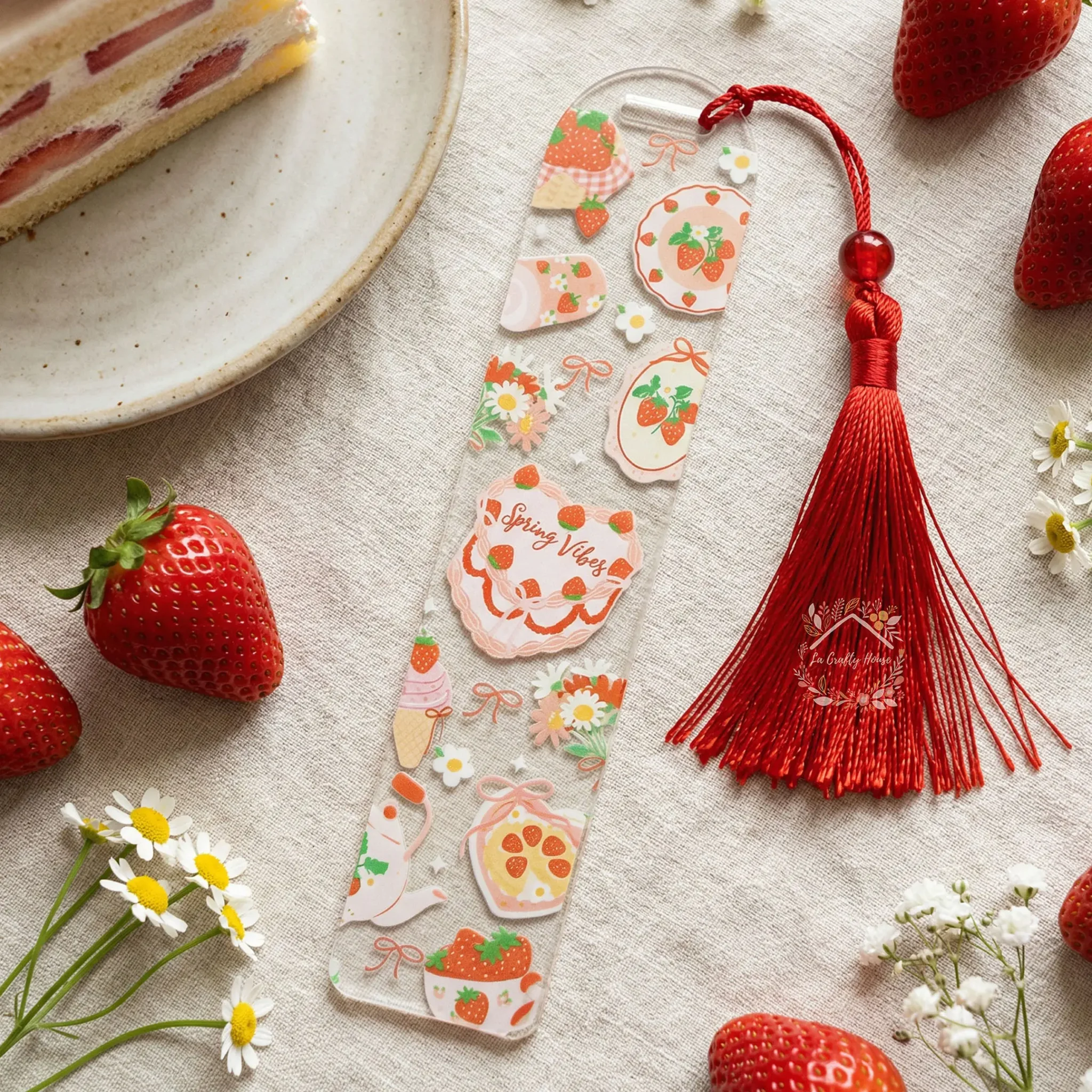 Marque-page acrylique Spring Vibes by La Crafty House