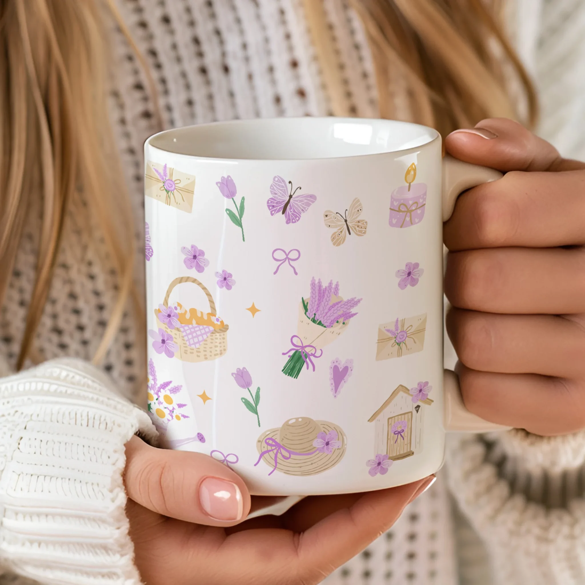 Mug 11oz - Sweet Lavender by La Crafty House