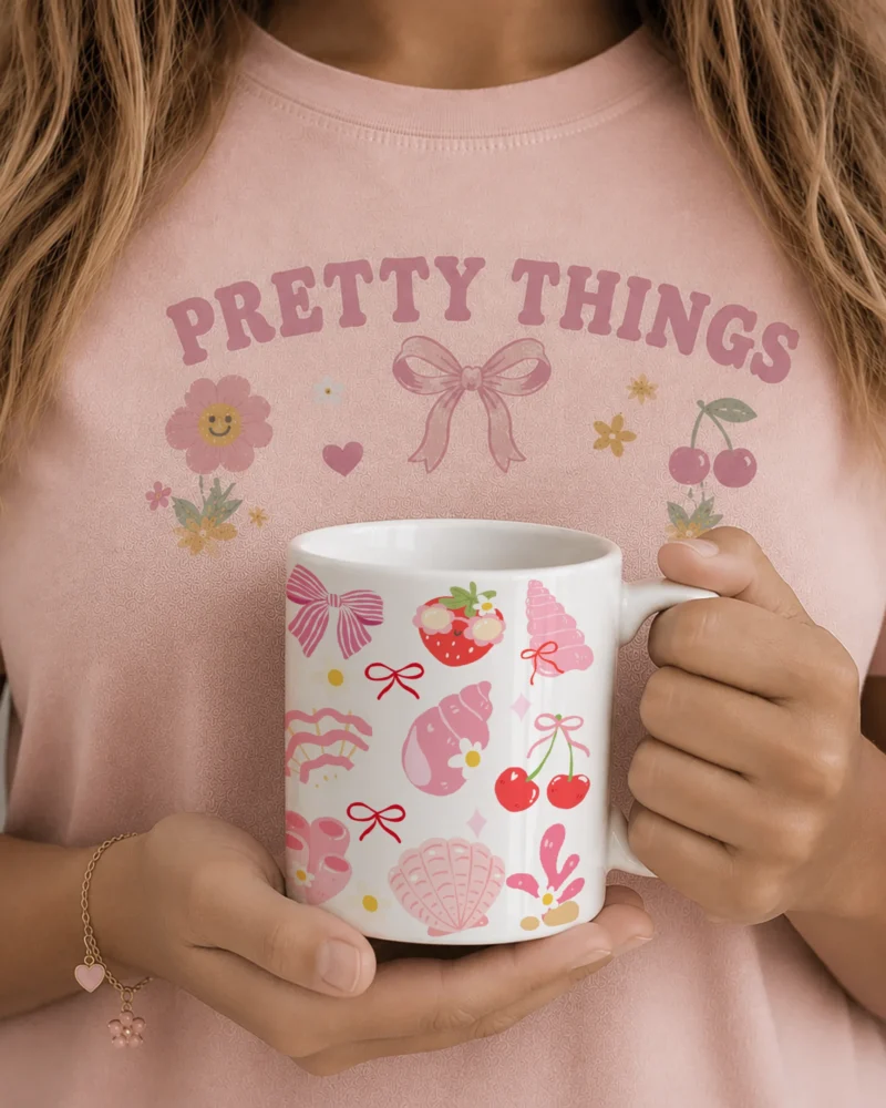 Mug 11oz - Coquette Summer by La Crafty House