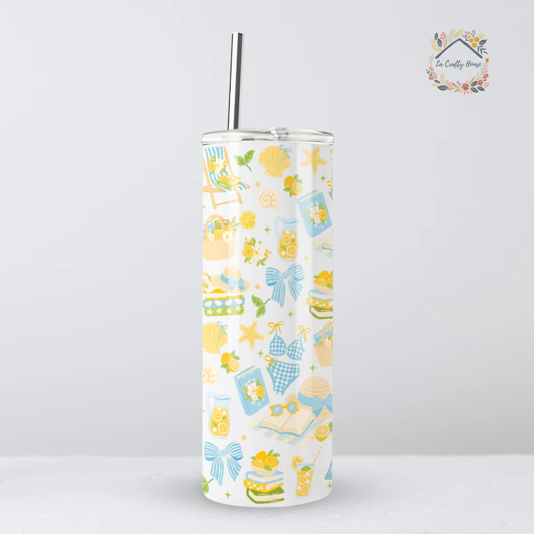 Tumbler 20oz Dolce Limone -poster video - by La Crafty House