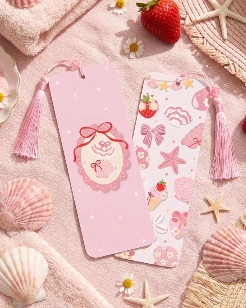 Marque-page en papier Coquette Summer by La Crafty House