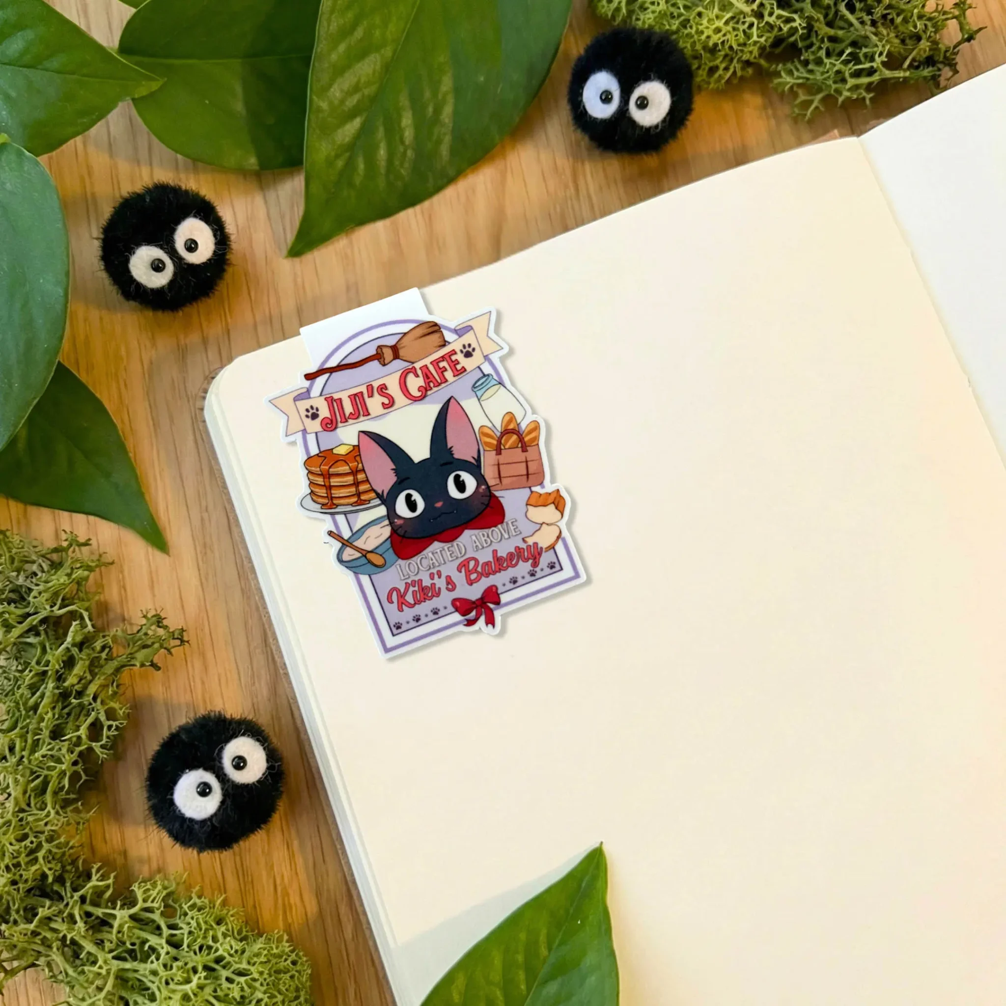 Marque-page magnétique - Cat Café by La Crafty House