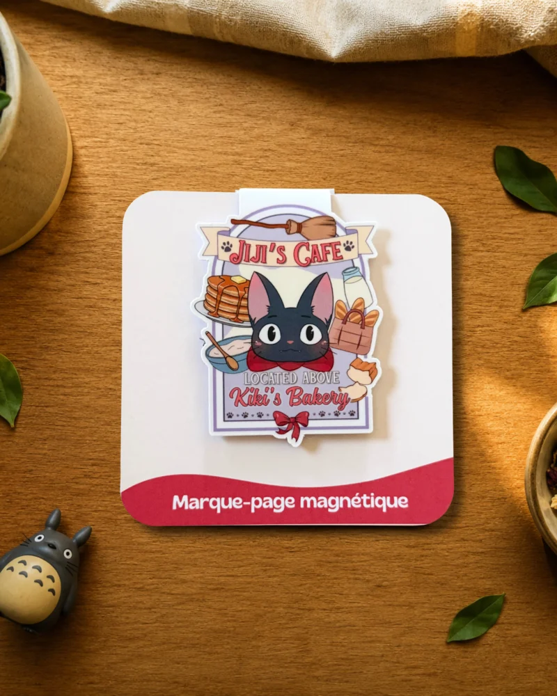 Marque-page magnétique - Cat Café by La Crafty House
