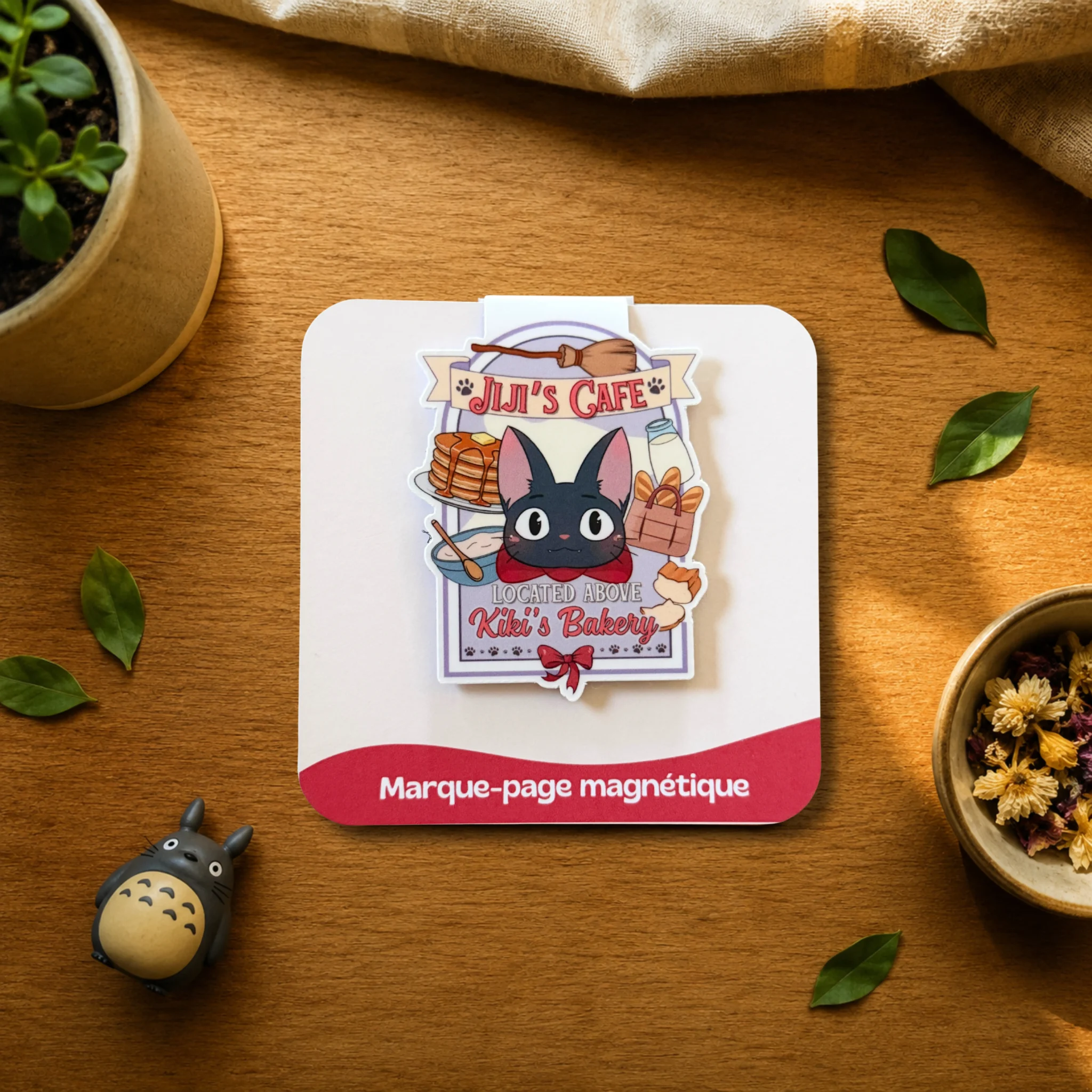 Marque-page magnétique - Cat Café by La Crafty House
